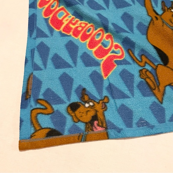Vintage Scooby Doo Blue Fleece Blanket - Picture 12 of 16